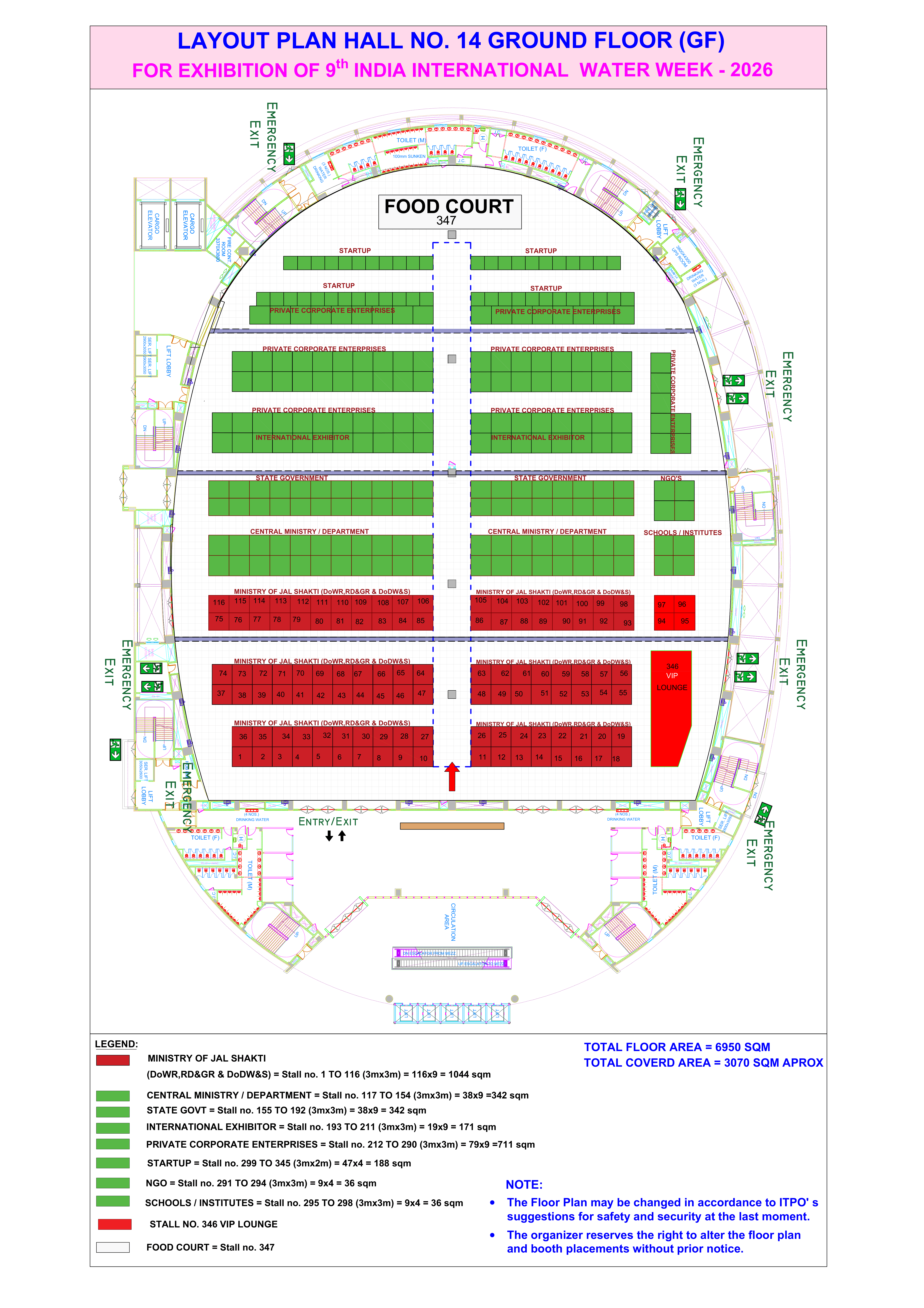 Exhibition Hall Layout